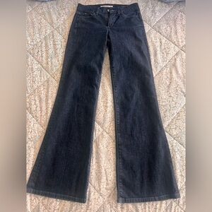 Joe's Jeans Dark Blue Flare Wide-Leg Jeans